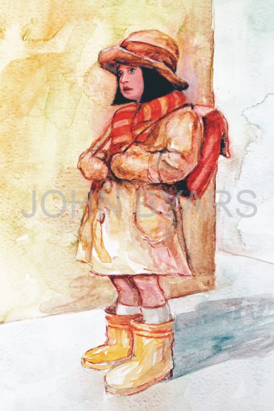 girl with satchel watercolour watermarked 1