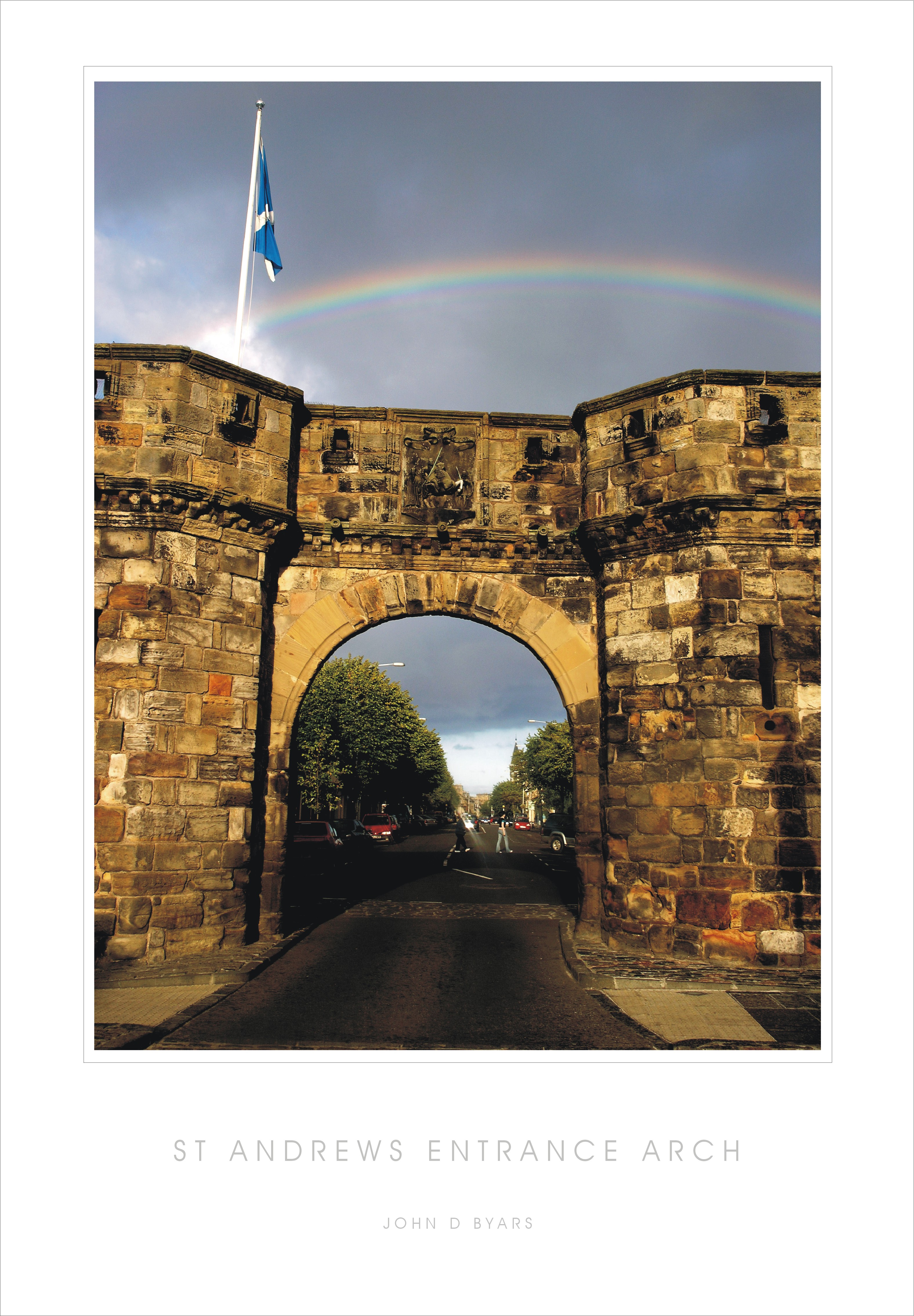ST ANDREWS ARCHWAY 1 WITH RAINBOW jpeg